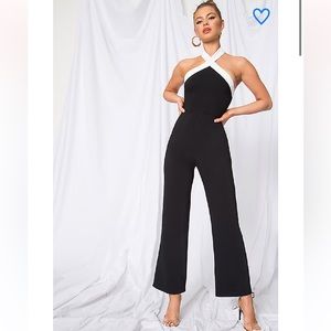 Superdown - laurien cross front jumpsuit, size small